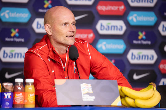 Ståle Solbakken, head coach of the Norwegian national