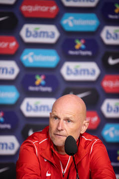 Ståle Solbakken, head coach of the Norwegian national