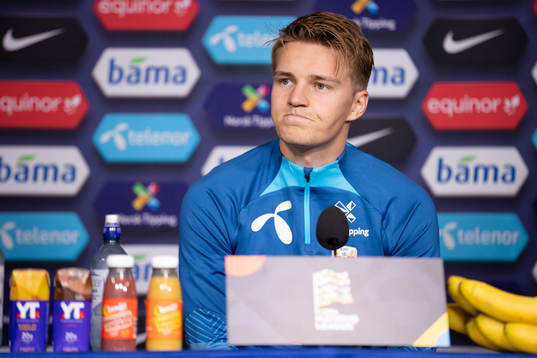 Martin Ødegaard of the Norwegian national football team
