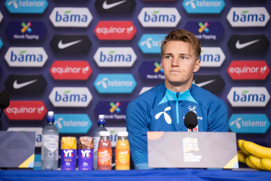 Martin Ødegaard of the Norwegian national football team