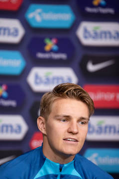 Martin Ødegaard of the Norwegian national football team