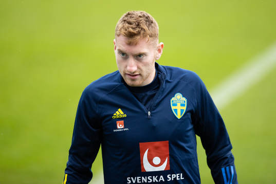 Dejan Kulusevski of the Swedish national football team