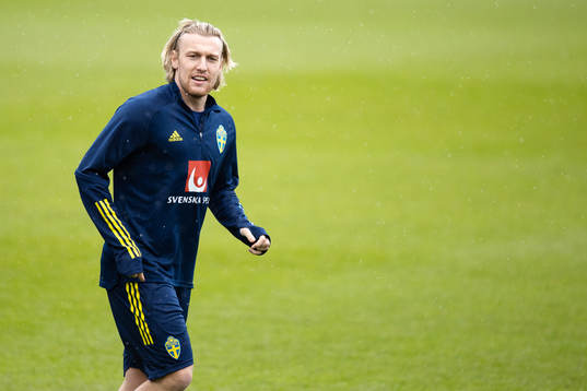 Emil Forsberg of the Swedish national football team