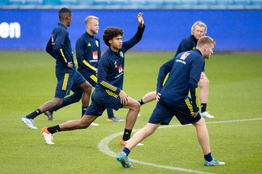Jens Cajuste of the Swedish national football team