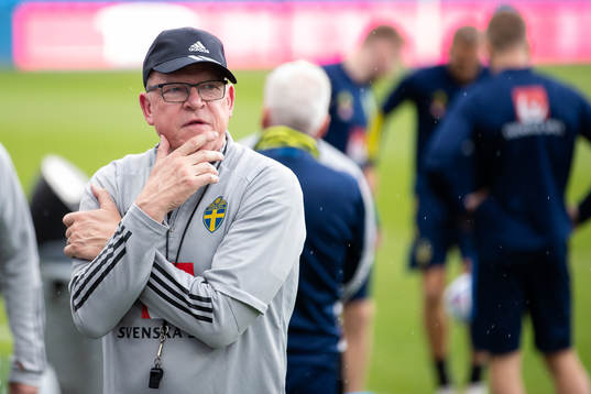 Head coach Janne Andersson of the Swedish national football