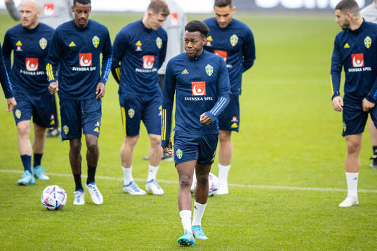 Anthony Elanga of the Swedish national football team