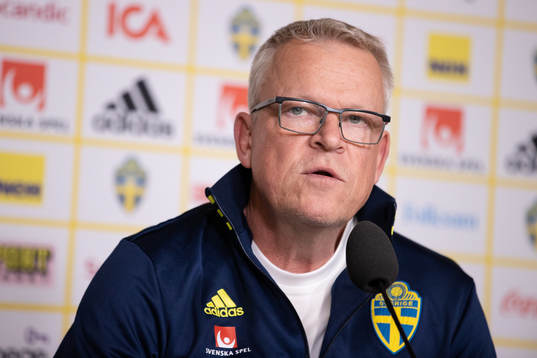 Head coach Janne Andersson of the Swedish national football