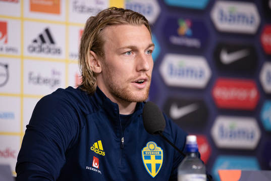 Emil Forsberg of the Swedish national football team