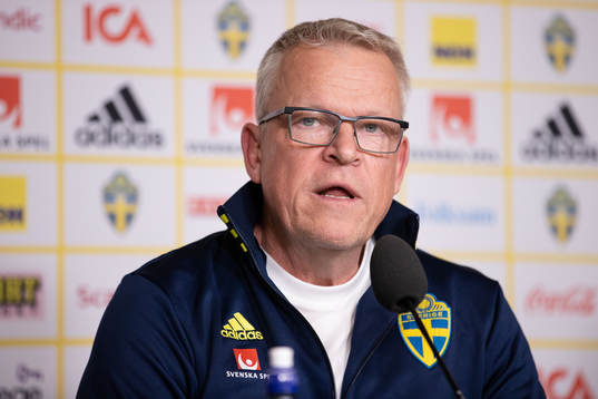 Head coach Janne Andersson of the Swedish national football