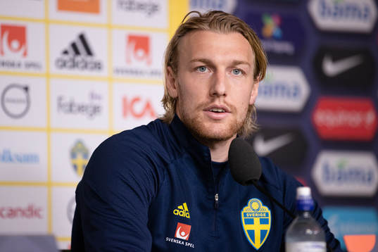 Emil Forsberg of the Swedish national football team