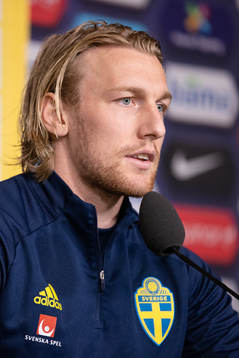 Emil Forsberg of the Swedish national football team
