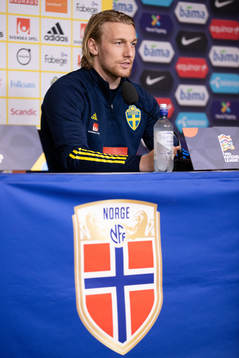 Emil Forsberg of the Swedish national football team