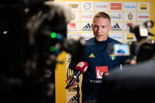 Ludwig Augustinsson of the Swedish national football team
