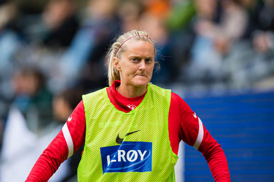 Maria Dybwad Brochmann of Brann warms up