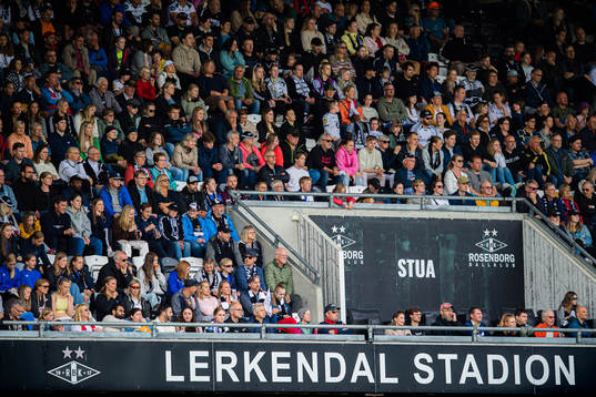 Spectators in the stands