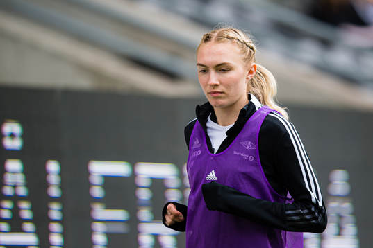 Emilie Lein of Rosenborg warms up