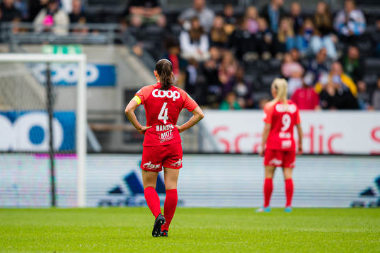 Tuva Hansen of Brann looks dejected