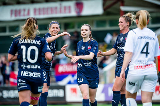 Rosengårds Olivia Schough jublar