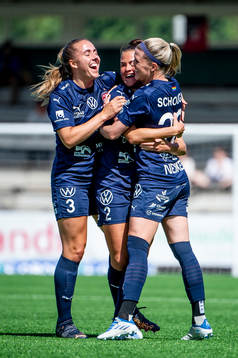 Rosengårds Katrine Veje jublar
