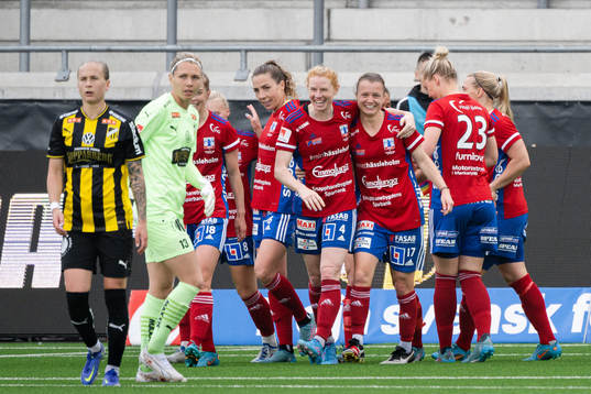 Vittsjös spelare jublar