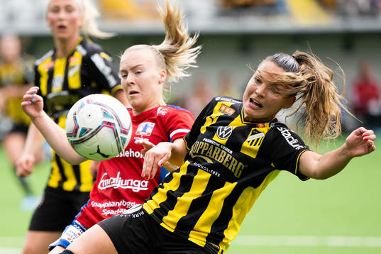 Vittsjös Jutta Rantala och Häckens Johanna Rytting Kaneryd