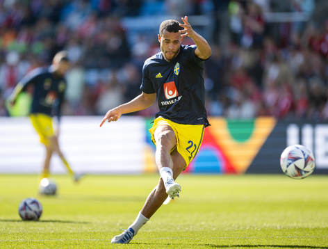 Robin Quaison of Sweden