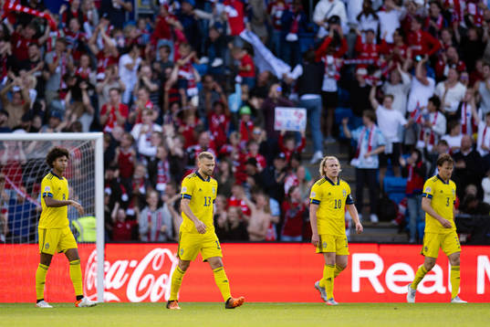 Jens Cajuste , Jesper Karlström ,, Emil Forsberg and