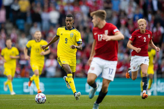 Alexander Isak of Sweden
