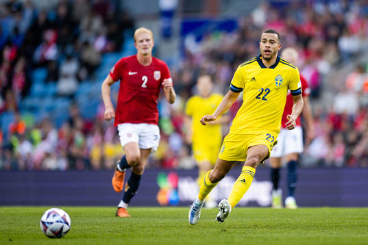 Robin Quaison of Sweden