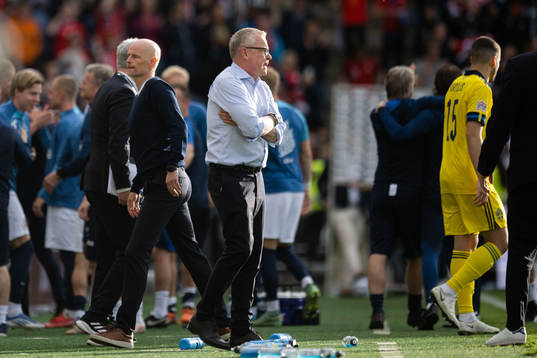 Head coach Janne Andersson of Sweden