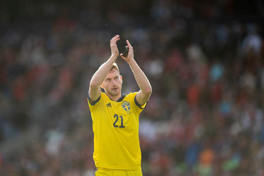 Dejan Kulusevski of Sweden looks dejected