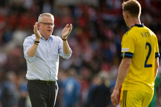 Head coach Janne Andersson of Sweden