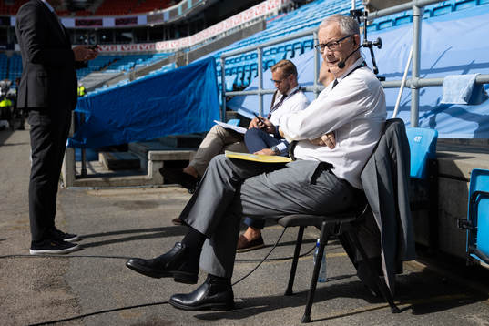 Former head coach of Sweden and Norway, Lars Lagerbäck