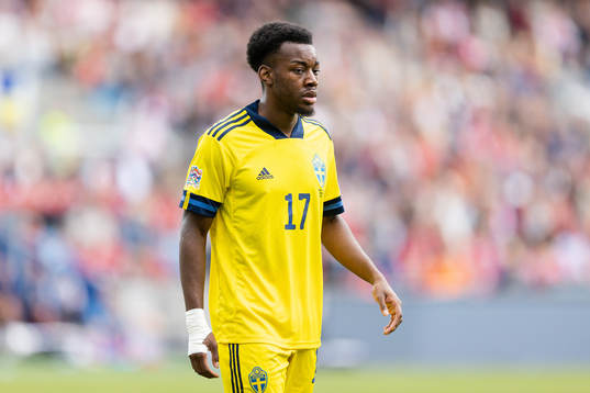 Anthony Elanga of Sweden