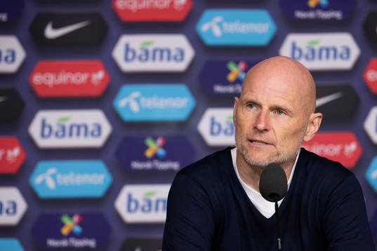 Ståle Solbakken, head coach of Norway
