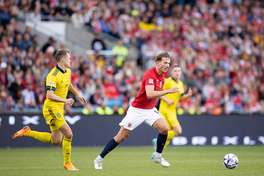 Viktor Claesson of Sweden and of Norway Sander Berge