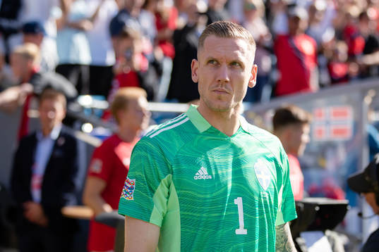 Goalkeeper Robin Olsen of Sweden