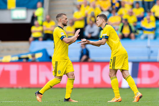 Jesper Karlström and Viktor Claesson of Sweden