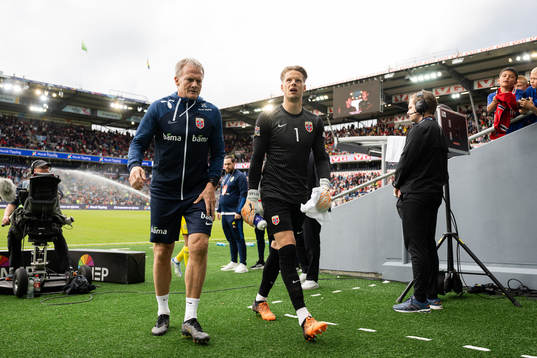 Goalkeeper Ørjan Håskjold Nyland of Norway