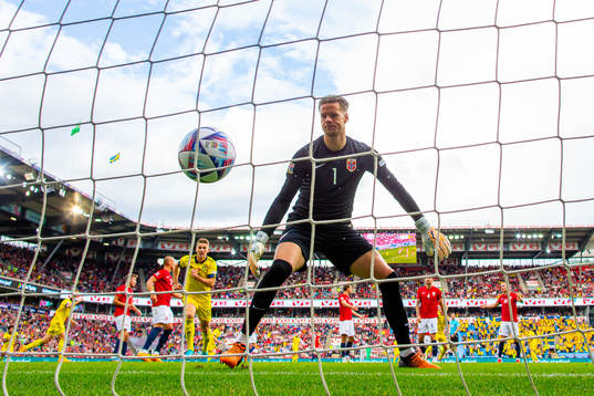 Goalkeeper Ørjan Håskjold Nyland of Norway