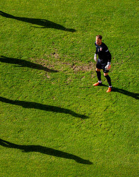 Goalkeeper Ørjan Håskjold Nyland of Norway