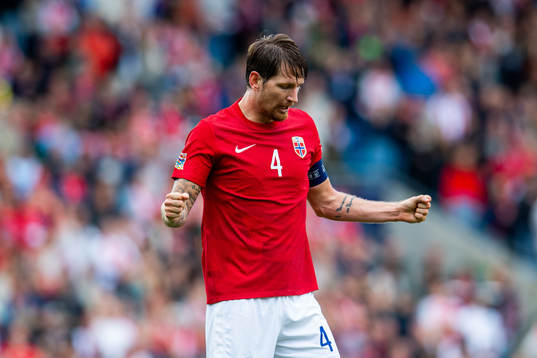 Stefan Strandberg of Norway celebrates