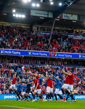 Martin Ødegaard, Alexander Sørloth, Stefan Strandberg,