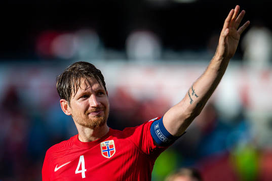 Stefan Strandberg of Norway celebrates