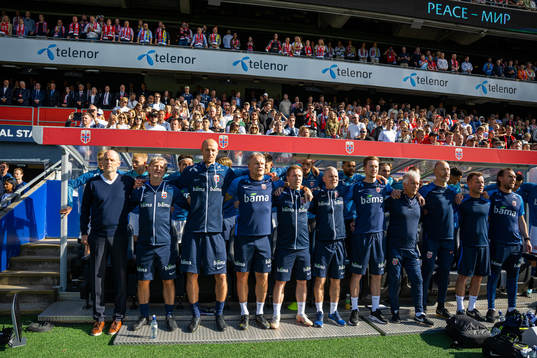 Ståle Solbakken, head coach, Kent Bergersen, assistant