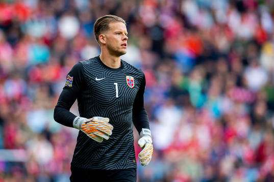 Goalkeeper Ørjan Håskjold Nyland of Norway