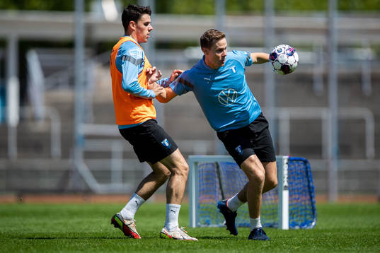 Samuel Adrian och Niklas Moisander