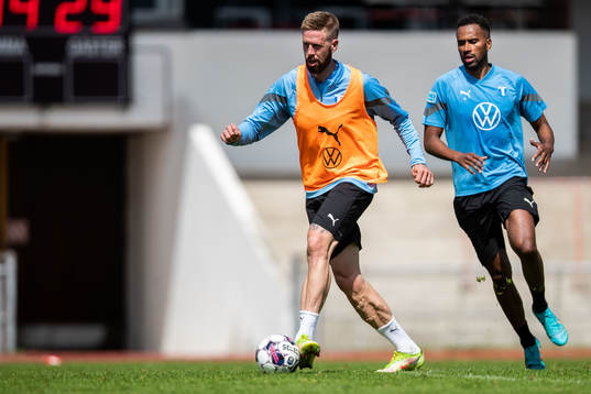 Pontus Jansson och Isaac Kiese Thelin