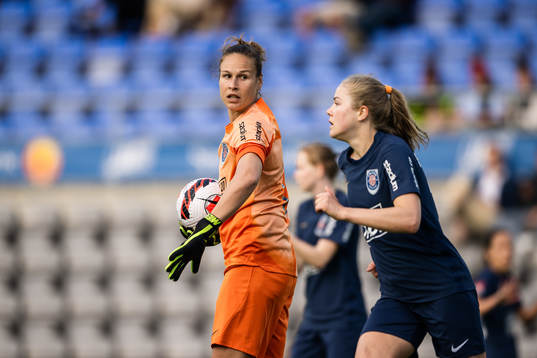 Eskilstuna Uniteds målvakt Katlynn Fraine