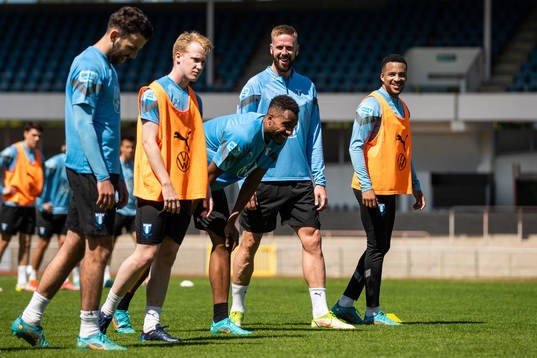 David Edvardsson, Isaac Kiese Thelin, Pontus Jansson och